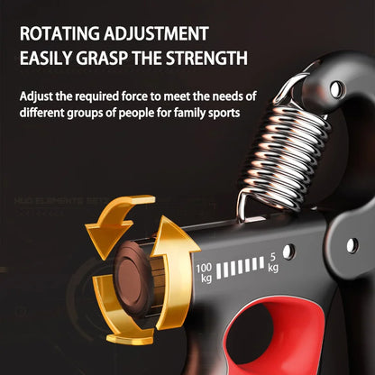 Hand Grip ajustable 5-100kg - Renforcement musculation et rééducation